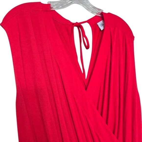Cabi Uptown Jumpsuit Vermilion Red Size Medium - Picture 5 of 11